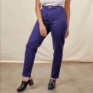 Big Bud Press Navy Blue Pencil Pant Large